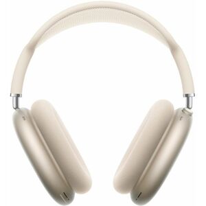 Apple AirPods Max Wireless Over-the-ear, Over-the-head Stereo Headset - Starlight - Siri - Binaural - Circumaural - Bluetooth