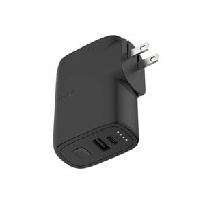 Belkin BoostCharge Hybrid Wall Charger 25W + Power Bank 5K, 2-in-1 Portable Charger, Portable Battery Charger w/USB-C Port