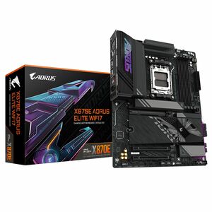 GIGABYTE Ultra Durable X870E AORUS ELITE WIFI7 Gaming Desktop Motherboard - AMD X870E Chipset - Socket AM5 - ATX - Ryzen 5