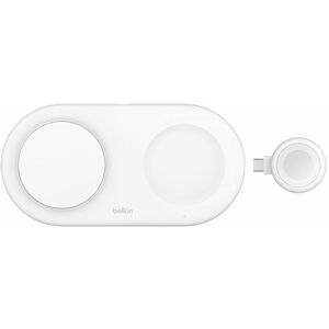 Belkin BoostCharge Pro 3-in-1 Magnetic Wireless Charging Pad with Qi2 15W- White