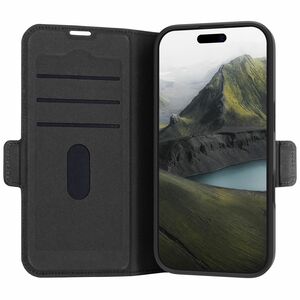 dbramante1928 ApS Carrying Case (Folio) Apple iPhone 16 Pro Smartphone - Black - Impact Resistant - Polyurethane, Plastic 