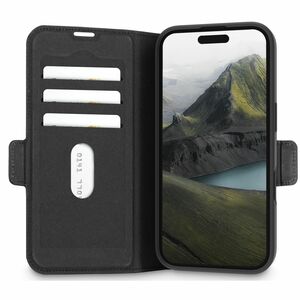 dbramante1928 ApS Carrying Case (Folio) Apple iPhone 16 Smartphone - Black - Impact Resistant - Polyurethane, Plastic Body