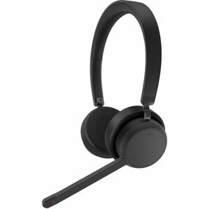 Lenovo Wireless On-ear, Over-the-head Stereo Headset - Black - Binaural - Circumaural - 3000 cm - Bluetooth - 32 Ohm - 20 