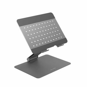 HyperSpace HS1150GYGL Höhenverstellbar Notebook-Ständer - Bildschirmgröße: Bis zu 40,6 cm (16 Zoll) - 55,9 cm Höhe x 21,1 