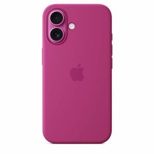 Apple Hülle für Apple iPhone 16 Smartphone - Fuchsia - Seidig, Softtouch - Sturzsicher, Kratzfest - Silikon, MicroFiber - 