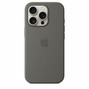 Apple Case for Apple iPhone 16 Pro Smartphone - Stone Grey - Silky, Soft-touch - Scratch Resistant, Drop Resistant - Silic