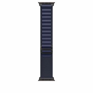 Apple Rugged Adjustable Smartwatch Band - 1 - Medium (M) - Hook & Loop Attachment - Navy - Titanium, Polyester