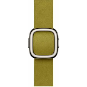 Apple Adjustable Smartwatch Band - 1 - Large (L) - Buckle Attachment - Chartreuse - FineWoven, Polyester