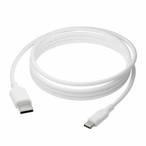RECHARGE Cable 2.5M USB A-USB C 100% recyclable White