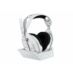 Logitech G Astro A50 (Gen 5) Wireless On-ear, Over-the-head Stereo Gaming Headset - White - Binaural - Circumaural - 1200 