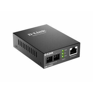 D-Link DMC-G10SC Transceiver/Media Converter - 2 Port(s) - 1 x Network (RJ-45) - 1 x SC - Twisted Pair, Optical Fiber - Si