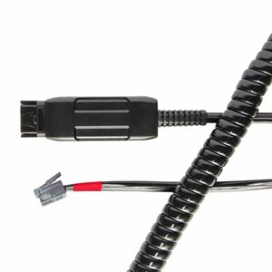 V7 2.01 m Quick Disconnect/RJ-9 Phone Cable - HIC Equivalent PLX Plantronics Quick Disconnect (QD) Cable Lead