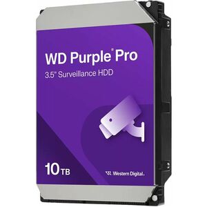 Western Digital Purple Pro WD102PURP 10 TB Hard Drive - 3.5" Internal - SATA (SATA/600) - Conventional Magnetic Recording 