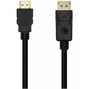 CABLE CONVERSOR DP A HDMI DP/M-HDMI/M NEGRO 2.0M