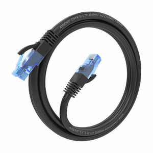 CABLE RED HEADLINE RJ45 CAT.6 UTP AWG26 CCA BLACK 1.0M