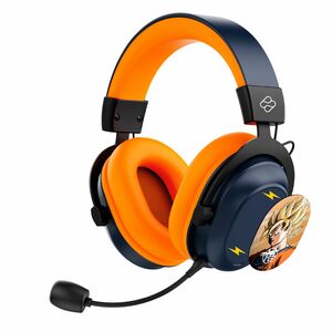 Blade Wired/Wireless Over-the-ear Stereo Gaming Headset - Black, Orange, Grey - Binaural - Circumaural - Bluetooth/RF - Mi