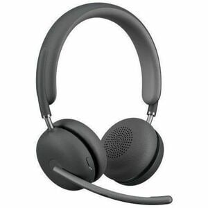 Logitech Zone Wireless 2 Wired/Wireless Over-the-head Stereo Headset - Graphite - Microsoft Teams Certification - Binaural