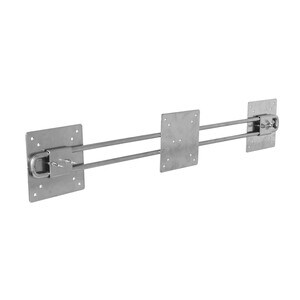 R-Go R-Go Steel Befestigungsadapter für Monitor, Montagearm - Schwarz - 2 Unterstützte(r) Display(s)Bildschirmgröße: 48,3 