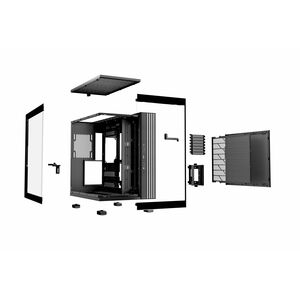 be quiet! Light Base 600 DX Black Computergehäuse - ATX, Micro ATX, Mini ATX Motherboard Supported - Stahl, Glas, Acrylnit