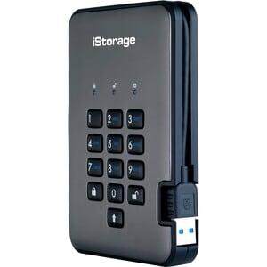 ""Disque dur Portable iStorage diskAshur PRO2 Durci - 2.5"""" Externe - 1 To - Conforme aux normes TAA - Client Léger Appa