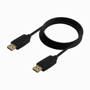 CABLE DISPLAYPORT V1.2 CCS 4K60HZ DP/M-DP/M BLACK 2.0M