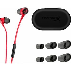 HyperX Cloud Earbuds II Wired Earbud Stereo Gaming Earset - Red - Binaural - In-ear - 65 Ohm - 20 Hz to 20 kHz - 120 cm Ca
