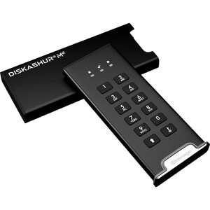 ""SSD Portable iStorage diskAshur M2 Durci - M.2 2280 Externe - 1 To - Conforme aux normes TAA - Client Léger Appareil com