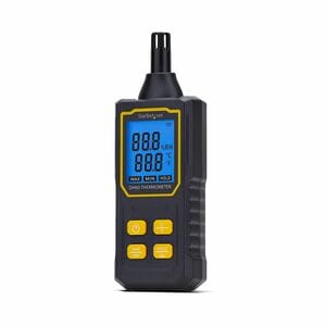 StarTech.com Handheld Digital Temperature/Humidity Meter, Hygrometer W/Large LCD, Thermometer For Server Rooms/Offices, Ac