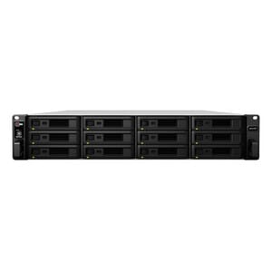 Synology RX1217RP 驱动器机箱 - 无限带宽 主机接口 可机架安装 - 12 x 支持硬盘 - 12 x 支持SSD - 12 x 总跨数 - 12 x 2.5寸/3.5寸架槽