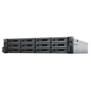 Synology RX1223RP 驱动器机箱 - Mini-SAS 主机接口 - 2U 可机架安装 - 热插拨托架 - 12 x 支持硬盘 - 12 x 支持SSD - 12 x 总跨数 - 12 x 2.5寸/3.5寸架槽