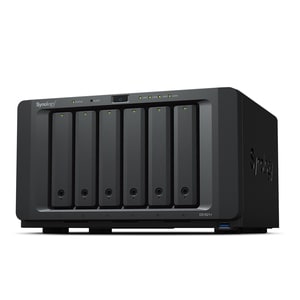 Synology DiskStation DS1621+ 6 x 总跨数 SAN/NAS 存储系统 Ryzen 四核（4 个核心） 2.20 GHz - 4 GB RAM - DDR4 SDRAM 台式机 - 0 x 已安装硬盘 - Seria