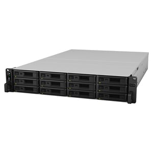 Synology RackStation RS3621RPXS 12 x 总跨数 SAN/NAS 存储系统 - Intel Xeon 六核（6 核） 2.20 GHz - 8 GB RAM - DDR4 SDRAM - 2U 可机架安装 - 0