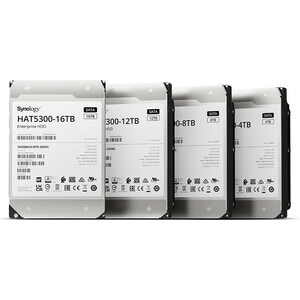 Synology HAT5300-4T 4 TB 硬盘 - 3.5" 内置 - SATA (SATA/600) - 服务器 设备支持 - 7200rpm - 550 TB 热电平衡写入（TBW） - 512e Format