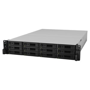 Synology RackStation RS3621XS+ 12 x 总跨数 SAN/NAS 存储系统 Xeon D-1541 八核（8 核） 2.10 GHz - 8 GB RAM - DDR4 SDRAM - 2U 可机架安装 - 0 x