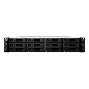 Synology RX1217 驱动器机箱 - 无限带宽 主机接口 可机架安装 - 12 x 支持硬盘 - 12 x 支持SSD - 12 x 总跨数 - 12 x 2.5寸/3.5寸架槽