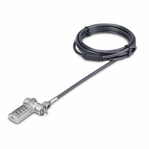 StarTech.com Cable Lock For Notebook, Computer, Docking Station, Monitor, Printer, Projector - TAA Compliant - 2.01 m Cabl