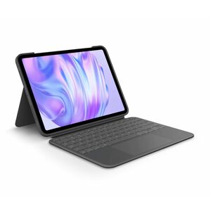 Logitech Combo Touch Keyboard/Cover Case for 27.94 cm (11") Apple iPad Pro 11 (2024) Tablet - Graphite - Scuff Resistant, 