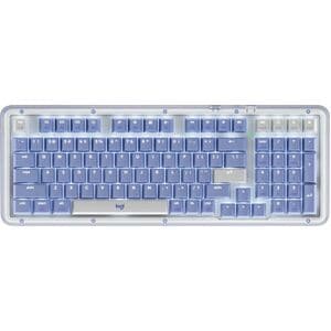 Logitech Amber K98M 键盘 - 无线 连接 - A 型 USB 接口 - 英文 - 机械 按键开关 - Bluetooth/RF - 2.40 GHz - 98 Key(s) - Windows 10, Windows 11,
