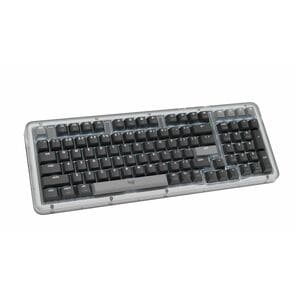 Logitech Amber K98M 键盘 - 无线 连接 - A 型 USB 接口 - 英文 - 灰 - 机械 按键开关 - Bluetooth/RF - 2.40 GHz - 98 Key(s) - Windows 10, Windows