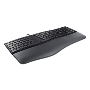 CHERRY ERGO KC 4500 Keyboard - Cable Connectivity - USB Interface - English (US) - Black - Programmable Hot Key(s) - Compu