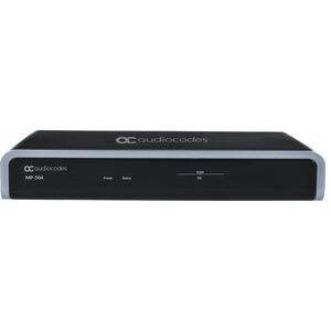 AudioCodes MediaPack MP-504 VoIP-Gateway - 2 x RJ-45 - 4 x FXS - Ethernet, Fast Ethernet, Gigabit-Ethernet - Tischplatte, 