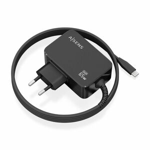 CHARGER GAN 65W PD3.0 1XUSB-C 1.8M BLACK
