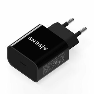 CHARGER USB-C PD3.0 1 PORT 1XUSB-C 20W BLACK