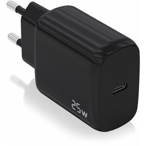 CHARGER USB-C PD3.0 1 PORT 1XUSB-C 25W BLACK