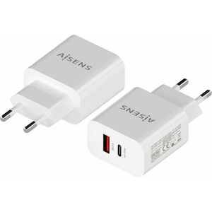 CHARGER 20W 1XUSB-C PD3.0 1XUSB-A QC3.0 WHITE