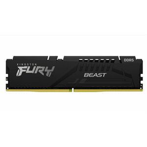 Kingston FURY Beast 16GB DDR5 SDRAM Memory Module - For Motherboard - 16 GB (1 x 16GB) - DDR5-6000/PC5-48000 DDR5 SDRAM - 