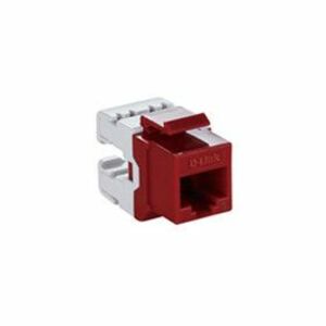 D-Link Network Connector - 1 x RJ-45 Keystone - Female - Red, Transparent