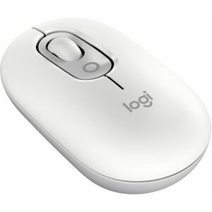 Logitech POP Mouse Rato - Bluetooth - Ótico - 4 Taste(n) - Branco - Sem fios - 10 m - 4000 dpi - Roda de deslocação - 1 x 