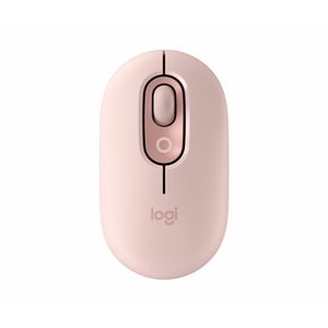 Logitech POP Mouse Rato - Bluetooth - Ótico - 4 Taste(n) - Rosa - Sem fios - 10 m - 4000 dpi - Roda de deslocação - 1 x AA