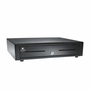 apg Genesis 1616 Cash Drawer - 4 Bill - 8 Coin - Black - 109.2 mm Height x 411.5 mm Width x 414 mm Depth